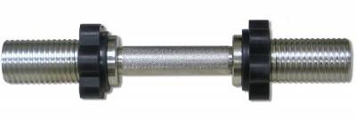 Гриф гантельный MB Barbell MB-BarM50-M490B 
	Гриф для гантели разборный хромированный.
	Втулка с резьбой 50 мм.
	Длина 490 мм.
	Вес 6,5 кг.

