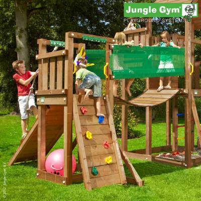 Модуль мост Bridge Как только вы установите Jungle Gym Bridge, площадь для игр увеличится в разы и в детском городке можно будет разместить целую группу ребятишек.
Размер (ДхШхВ): 260 х 260 х 210 см.
Допустимое количество детей - 5.
Гарантия - 2 года.
