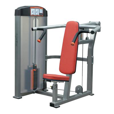 Жим от плеч, 200 Aerofit IF8112 Новая линия профессионального спортивного оборудования AEROFIT IF LINE &ndash; это качественные, надёжные и недорогие тренажёры, которые разработаны специально для фитнес центров и спортивных залов американскими специалистами. Каждая единица оборудования выполнены в соответствии с последними технологиями и мировыми стандартами безопасности.

Спортивное оборудование серии IF обладает рядом преимуществ. Они не только комфортны в эксплуатации, но и удобны при транспортировке и установке. Тренажёры доставляются клиентам в разобранном состоянии, поэтому их можно без лишних усилий занести в помещение.

Каждый тренажёр обладает плавным обтекаемым профилем.
