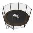 Батут Unix Line 12 ft outside (3,66 м) Black&Brown с сеткой и лестницей - Батут Unix Line 12 ft outside (3,66 м) Black&Brown с сеткой и лестницей