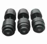 Гантельный ряд FDS-09 от 2,5 до 90 кг