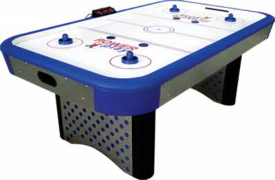 Игровой стол - аэрохоккей DFC Cobra Игровой стол - аэрохоккей "Cobra", для домашнего использования.
Стол оборудован счетчиком очков.
Комплектуется набором аксессуаров.
Размеры игрового поля: 198 х 106 см.
Размеры (ДхШхВ): 214 х 122 х 82 см.
Вес: 91 кг.
